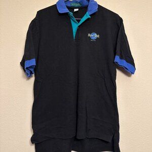 Vintage Hard Rock Cafe Boston Black Polo Shirt
